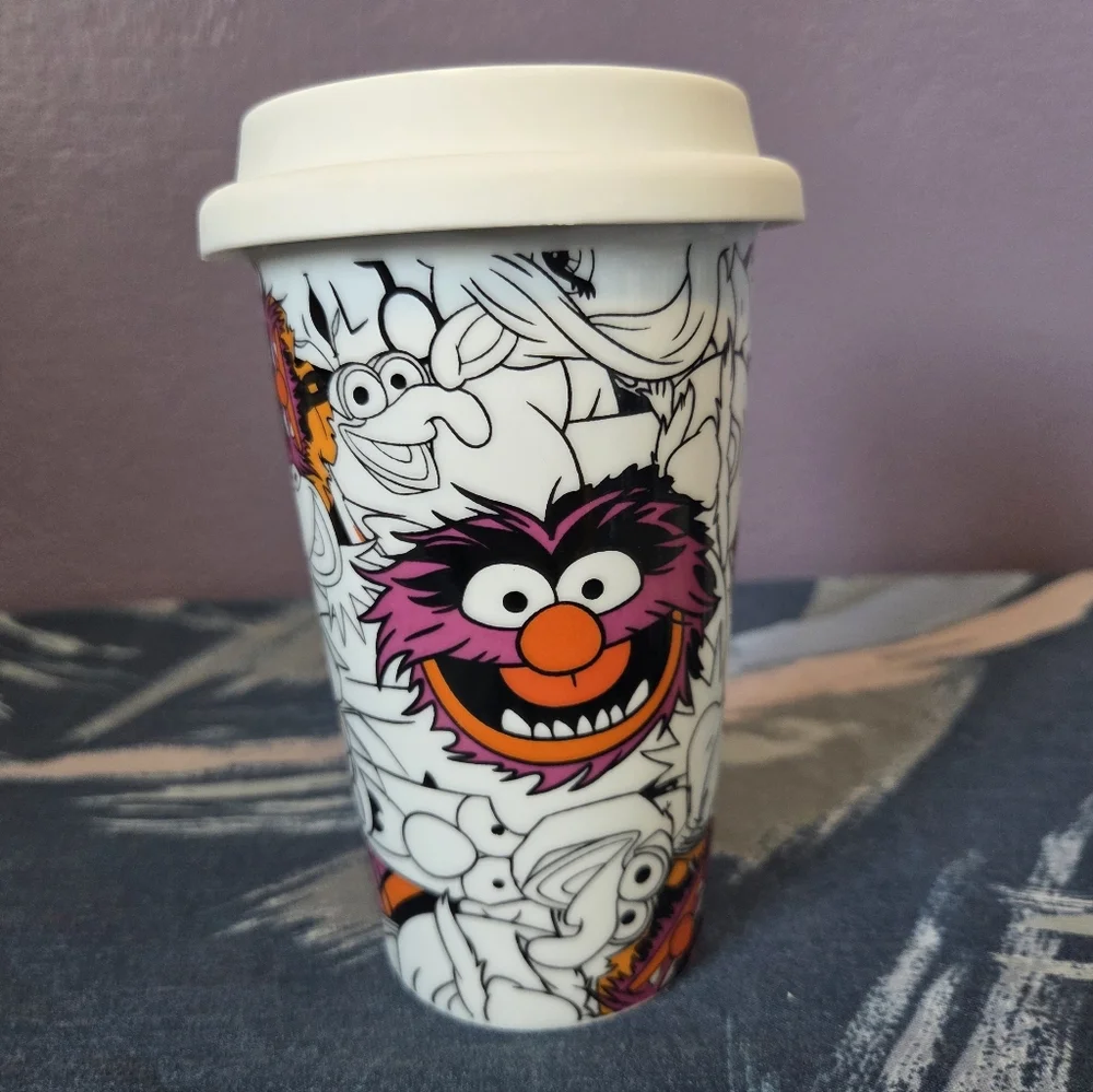 Disney Muppets Animal Tumbler Coffee Mug With Silicone Lid - Picture 1 of 10